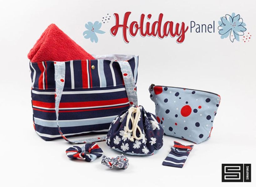 maritime Tasche Strandtasche Patchworkstoff